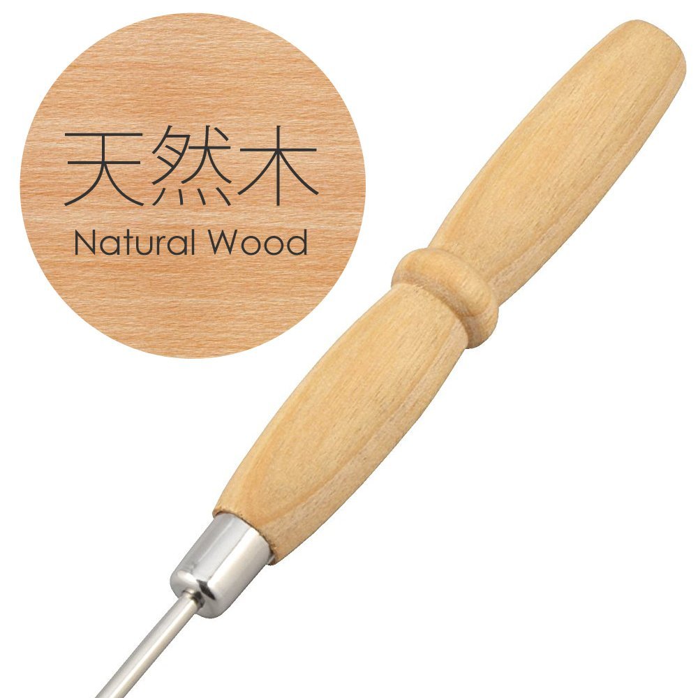 Wahei Freiz Japan Takoyaki Tool Pick Yakiyaki Stall Wooden Handle Yr - 4236