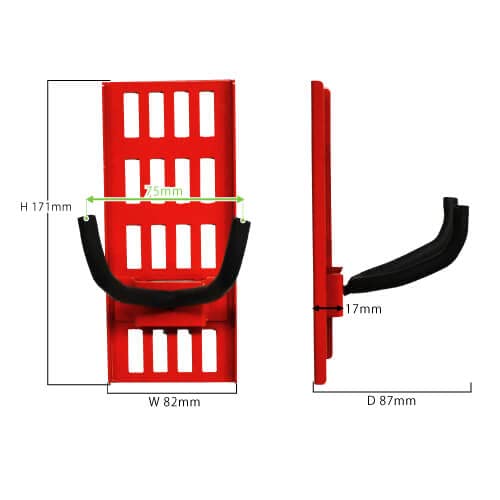 Wakabayashi Factory Wall Bijin Gh - 02W Guitar Hanger For Plaster Boards White Japan