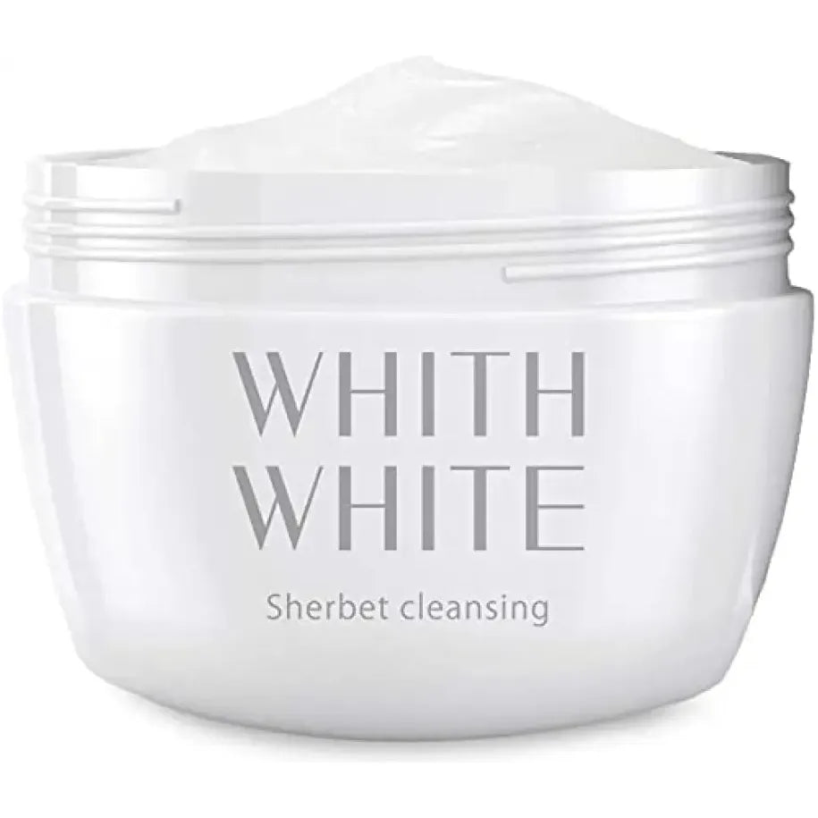 Whith White Cleansing Balm Makeup Remover No Double Face Wash Needed] Pore Exfoliating Dull Care for Clear Skin (90 g)