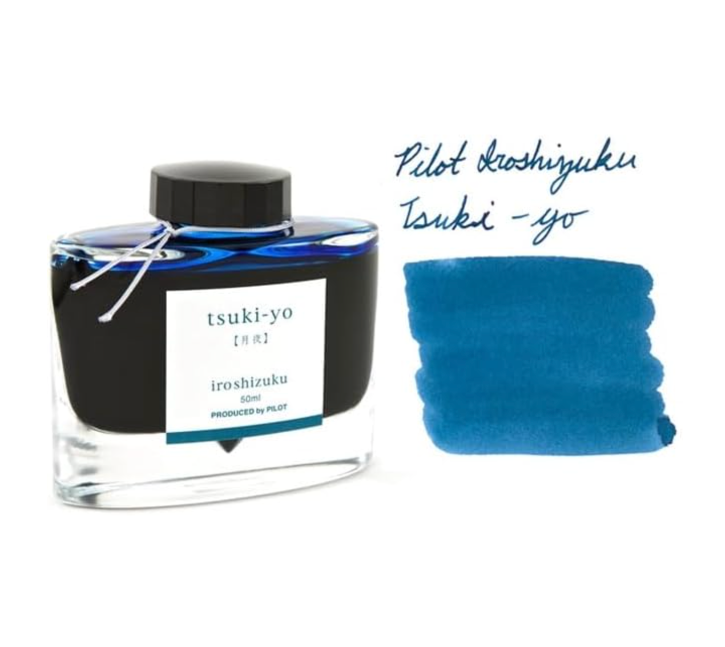 50 ml Pilot Iroshizuku Moonlit Night, refined blue ink ideal for journaling