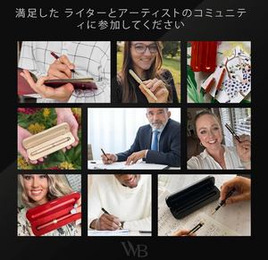 Crest fountain pen in hand, rosewood barrel, offering comfortable and precision writing for enthusiasts