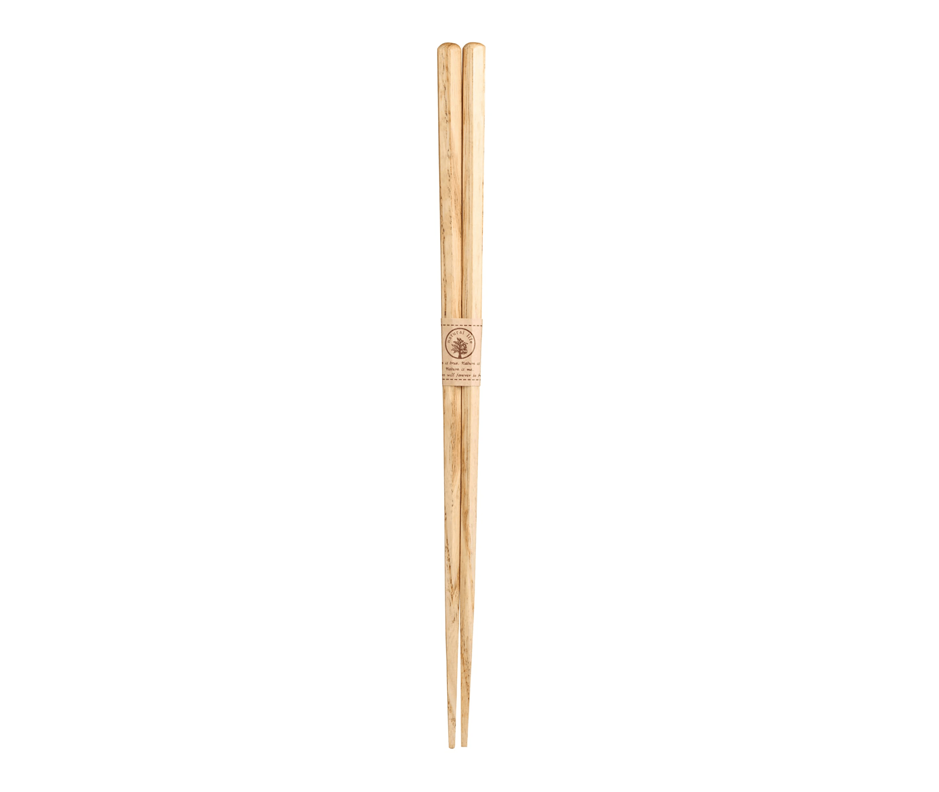 Yamaco Natural Wood Chestnut Hexagonal Chopsticks