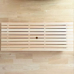 Yamacoh Cypress Inclined Sushi Neta Case With Stainlesss Steel Tray