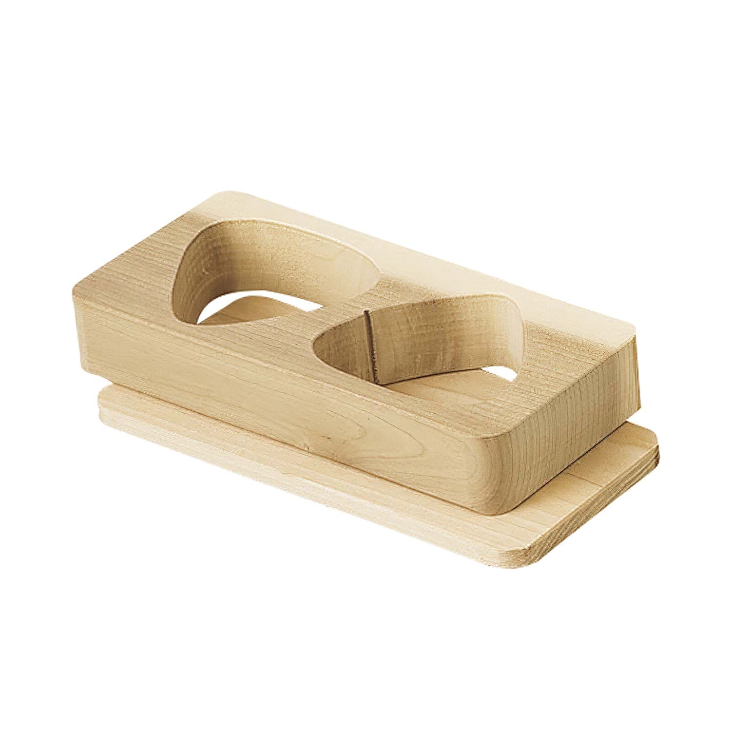 Yamacoh Japanese Wooden Onigiri Mold 2 - Hole (32 Characters)