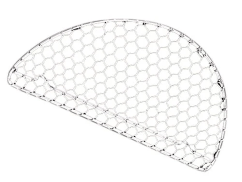 Yamako Tonkatsu Wire Mesh Half Moon Large with Legs 21383