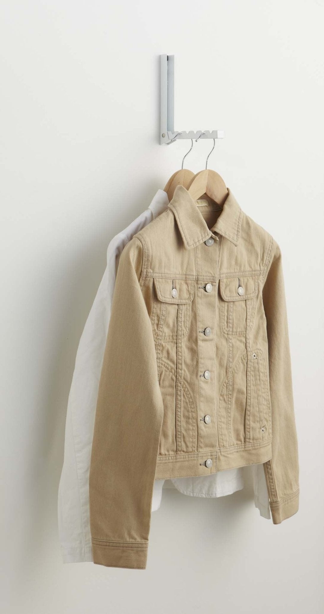 Yamazaki Industrial Folding Door Hanger Smart White 2X7 - 20.5X20Cm Japan