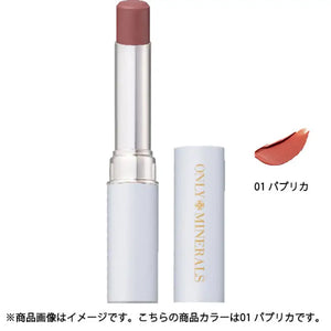 Yarman Only Mineral Air Rouge 01 Paprika 3g - Moisturizing Matte Lipstick Makeup