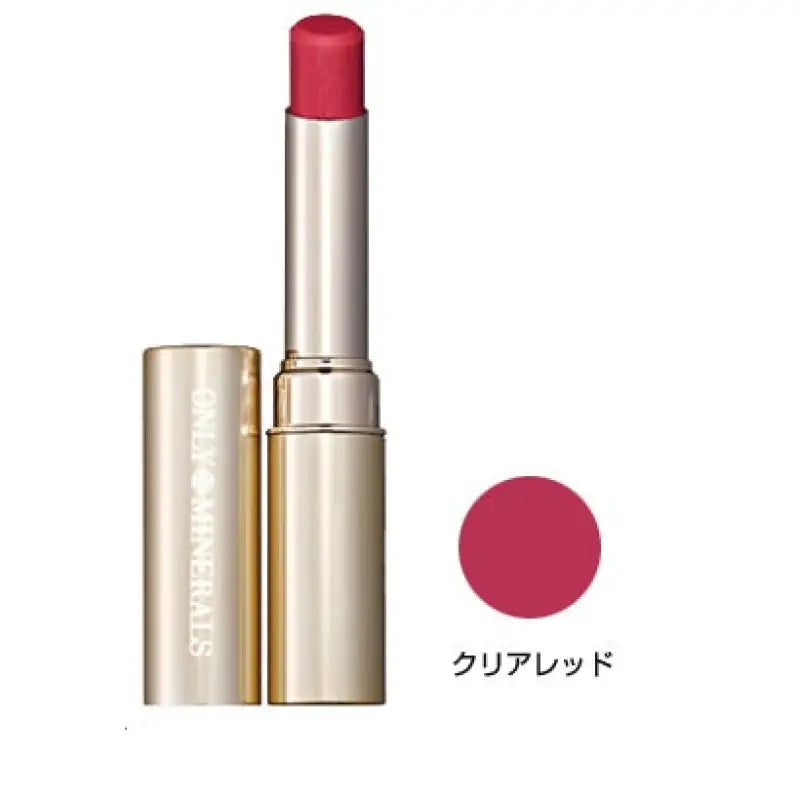Yarman Only Mineral Rouge N Coral Red 3g - Japanese Moisturizing Lip Gloss Lipstick Brands Makeup