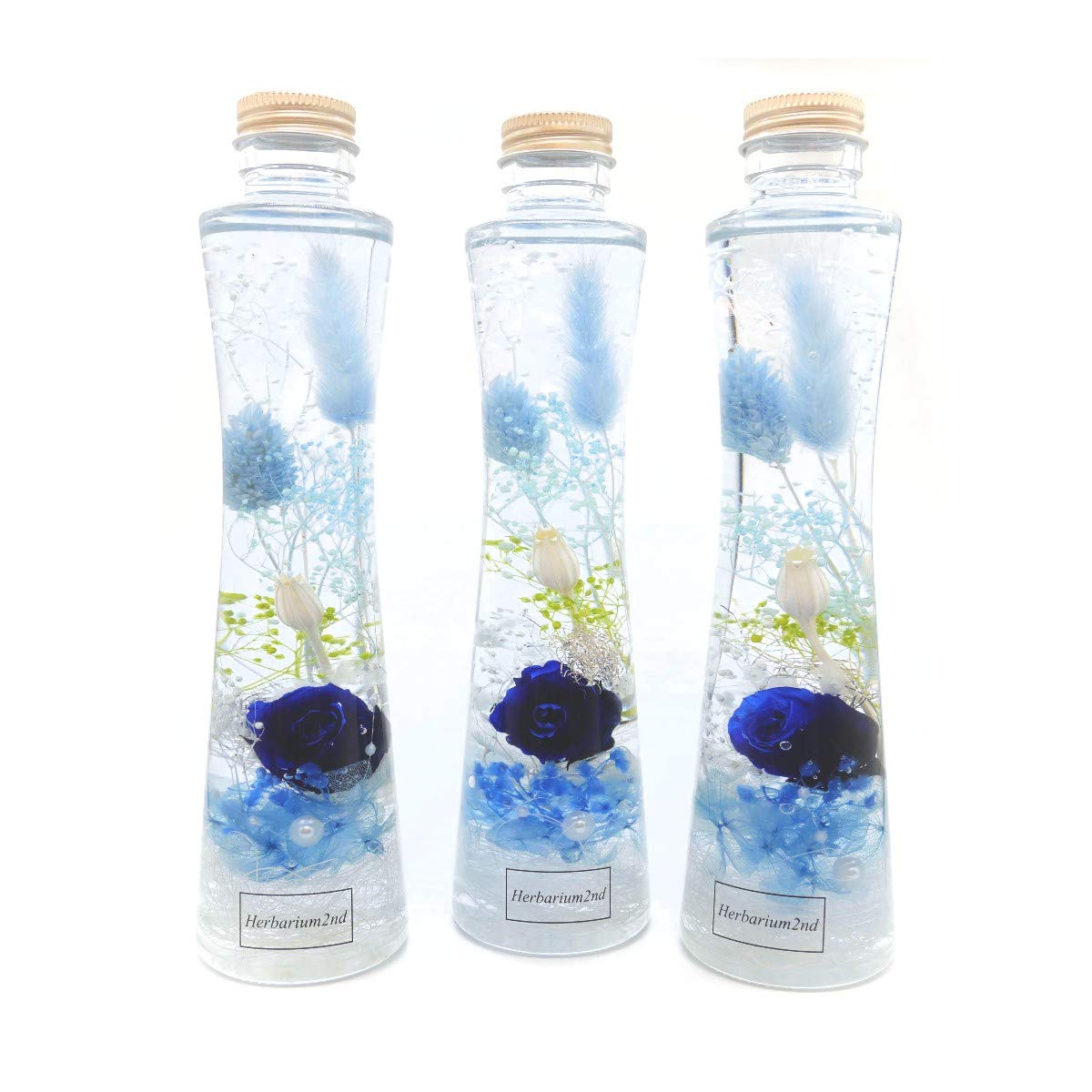 Yokohama Herbarium 2Nd Store Herbarium Bottle Constriction 200Ml Set Of 10 W/ Caps + How - To Guide (Japan)