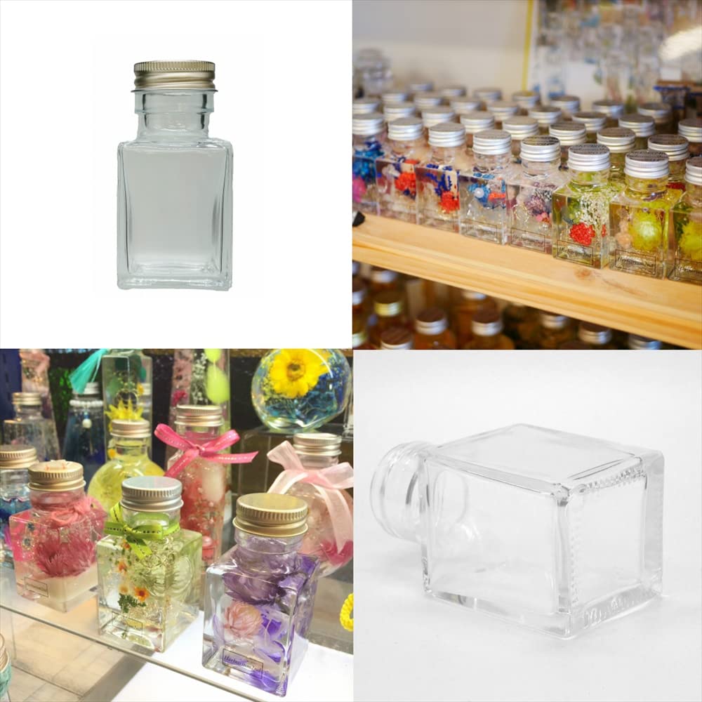 Yokohama Herbarium 2Nd Store Herbarium Bottle Square 50Ml Set Of 10 W/ Caps & How - To Guide - Japan