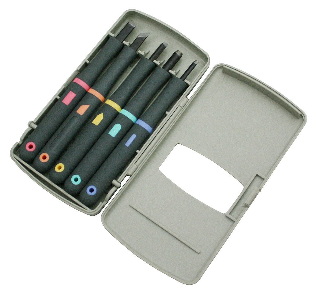 Yoshiharu Cutlery Carving Knife Gx 5 - Piece Set (For Left) Made In Japan