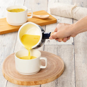 Yutaka Horo Plune Enameled Petit Milk Pan Candy Flower Red