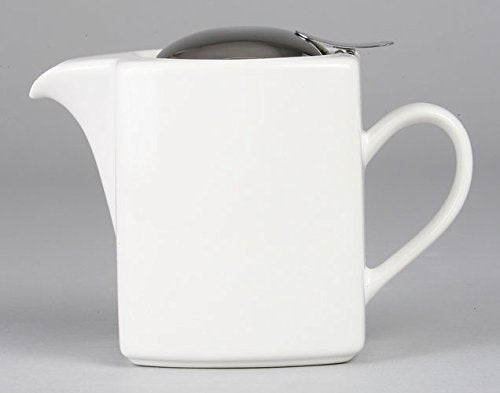 Zero Japan Herb Teapot Square 670Cc White Bbn - 11 - Made In Japan