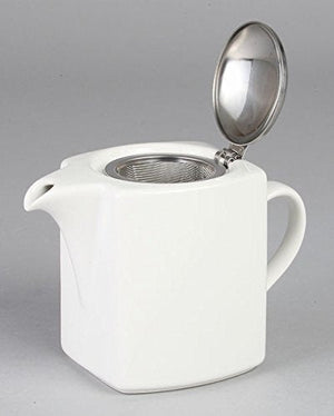 Zero Japan Herb Teapot Square 670Cc White Bbn - 11 - Made In Japan