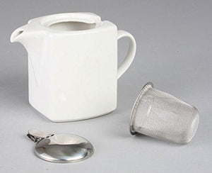 Zero Japan Herb Teapot Square 670Cc White Bbn - 11 - Made In Japan