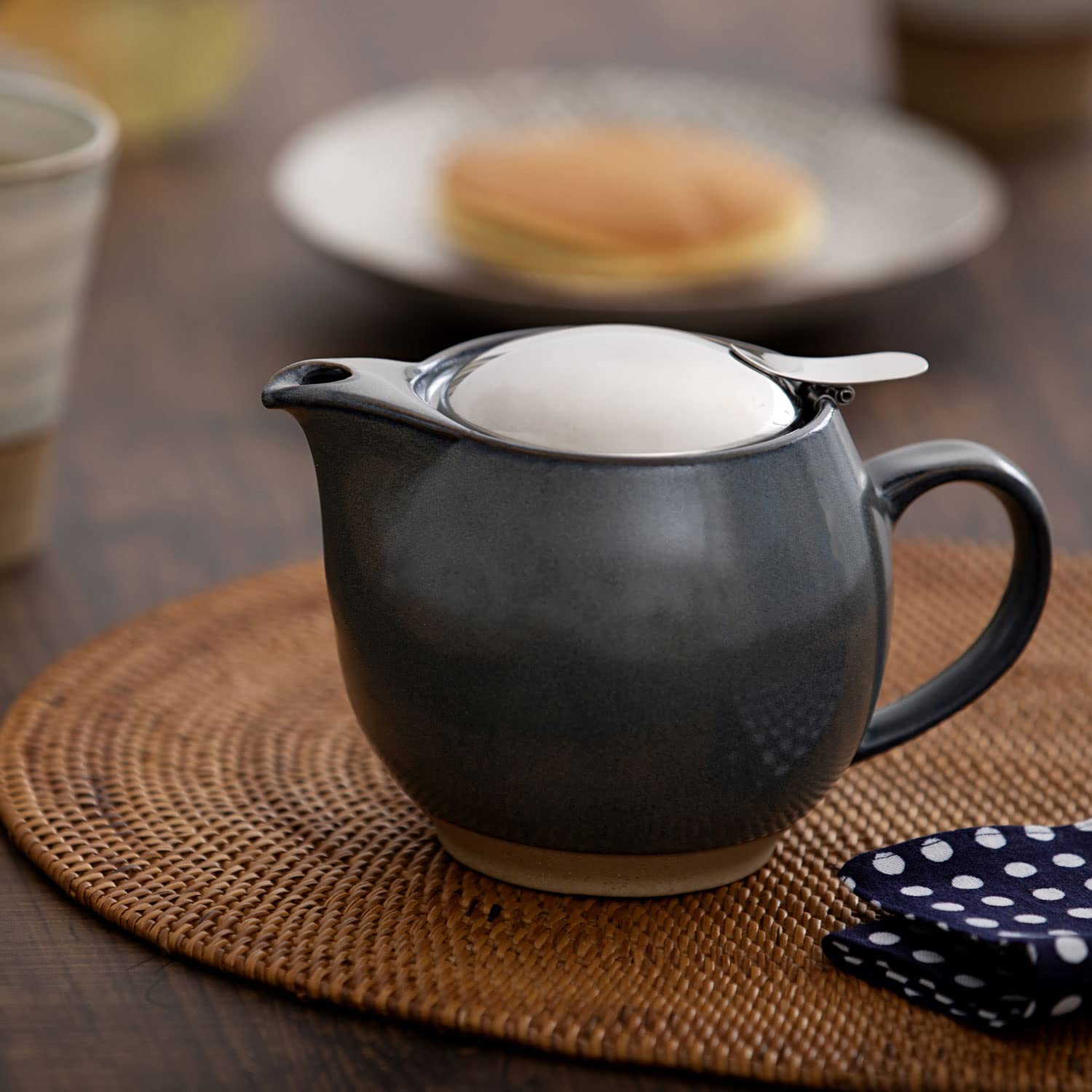 Zero Japan Teapot Universal 450Cc Stone Gray Bbn - 02 Sgr - Japanese Teapot
