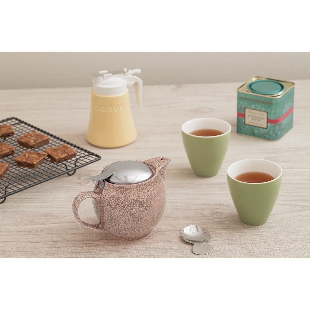 Zero Japan Universal Teapot 3 People Crackle Color Series Bbn - 02 Acpi Artisan Pink Japan