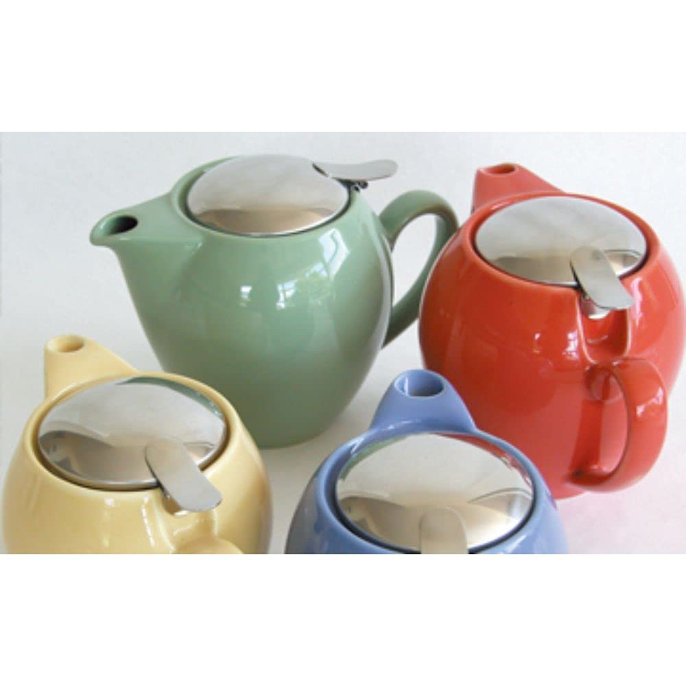 Zero Japan Universal Teapot 5 Gelato Colors Bbn - 04 Csv Crystal Silver W166Xd120Xh115Mm