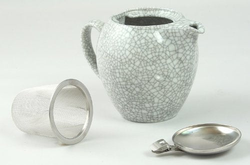 Zero Japan Universal Teapot For 4 People Crackle Colors Bbn - 03 Japan White W170Xd110Xh123Mm