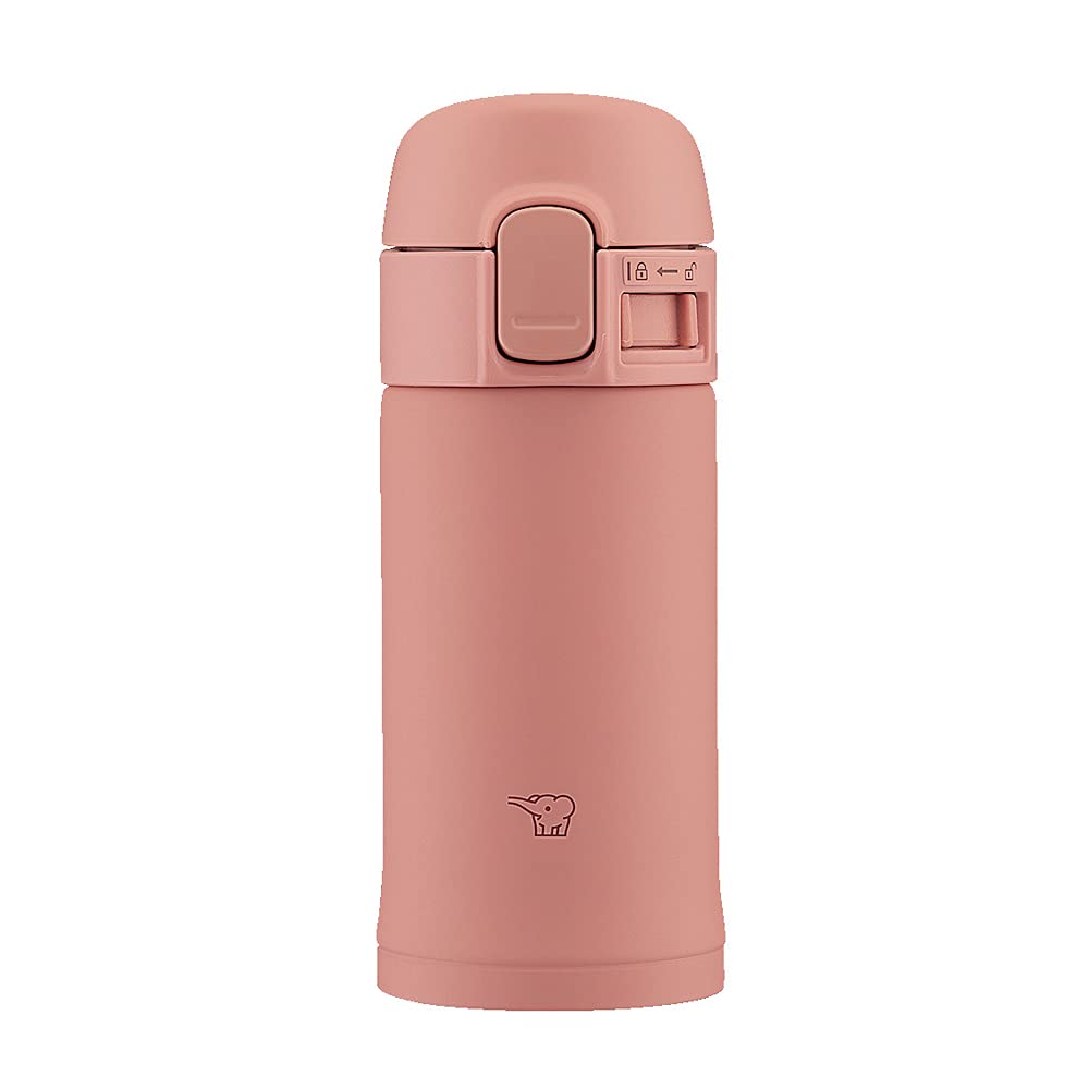 Zojirushi 0.2L Terracotta Water Bottle Easy One - Touch Stainless Steel Mug