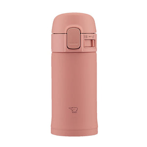 Zojirushi 0.2L Terracotta Water Bottle Easy One - Touch Stainless Steel Mug