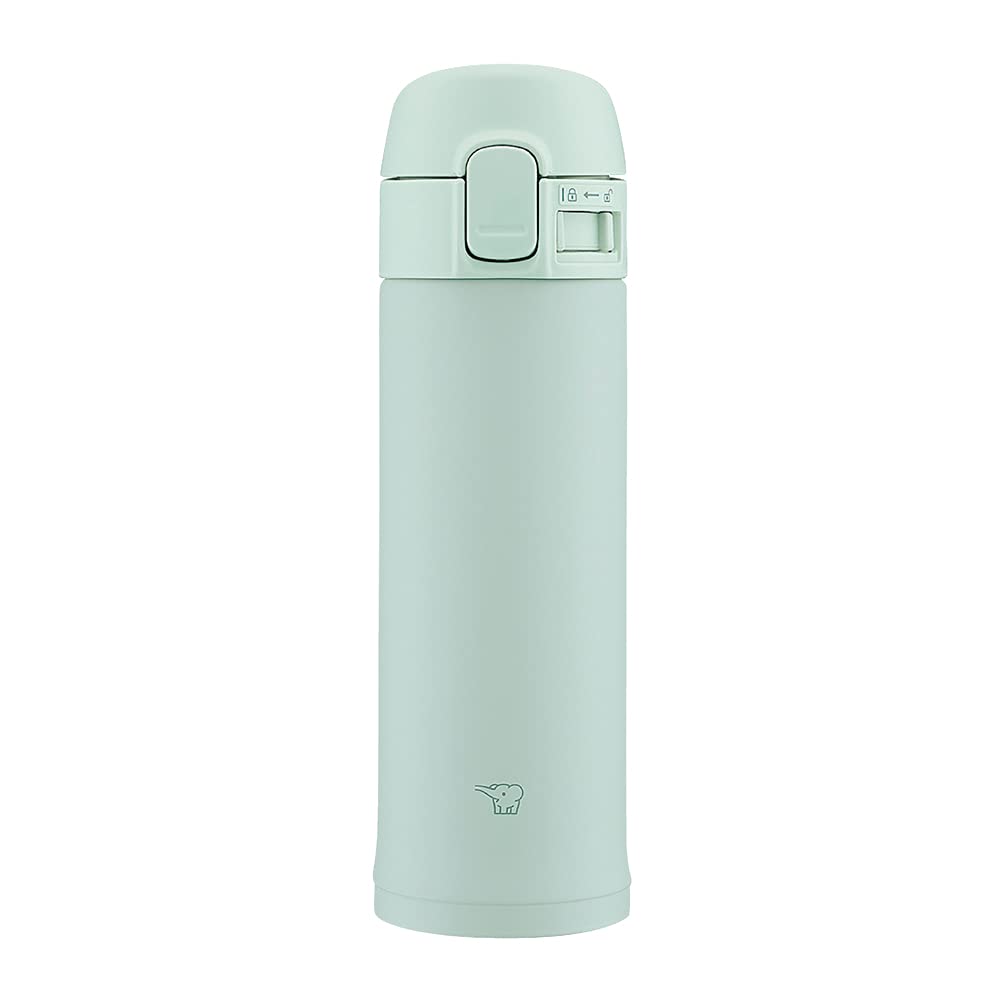 Zojirushi 0.3L Stainless Steel Water Bottle One - Touch Mug in Sage Green