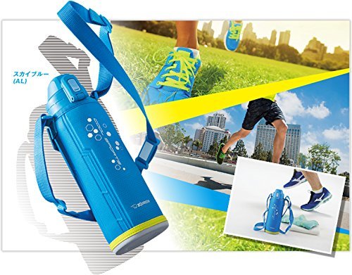 Zojirushi 1.03L Stainless Steel Direct Drinking Cool Water Bottle Sd - Eb10 - Al