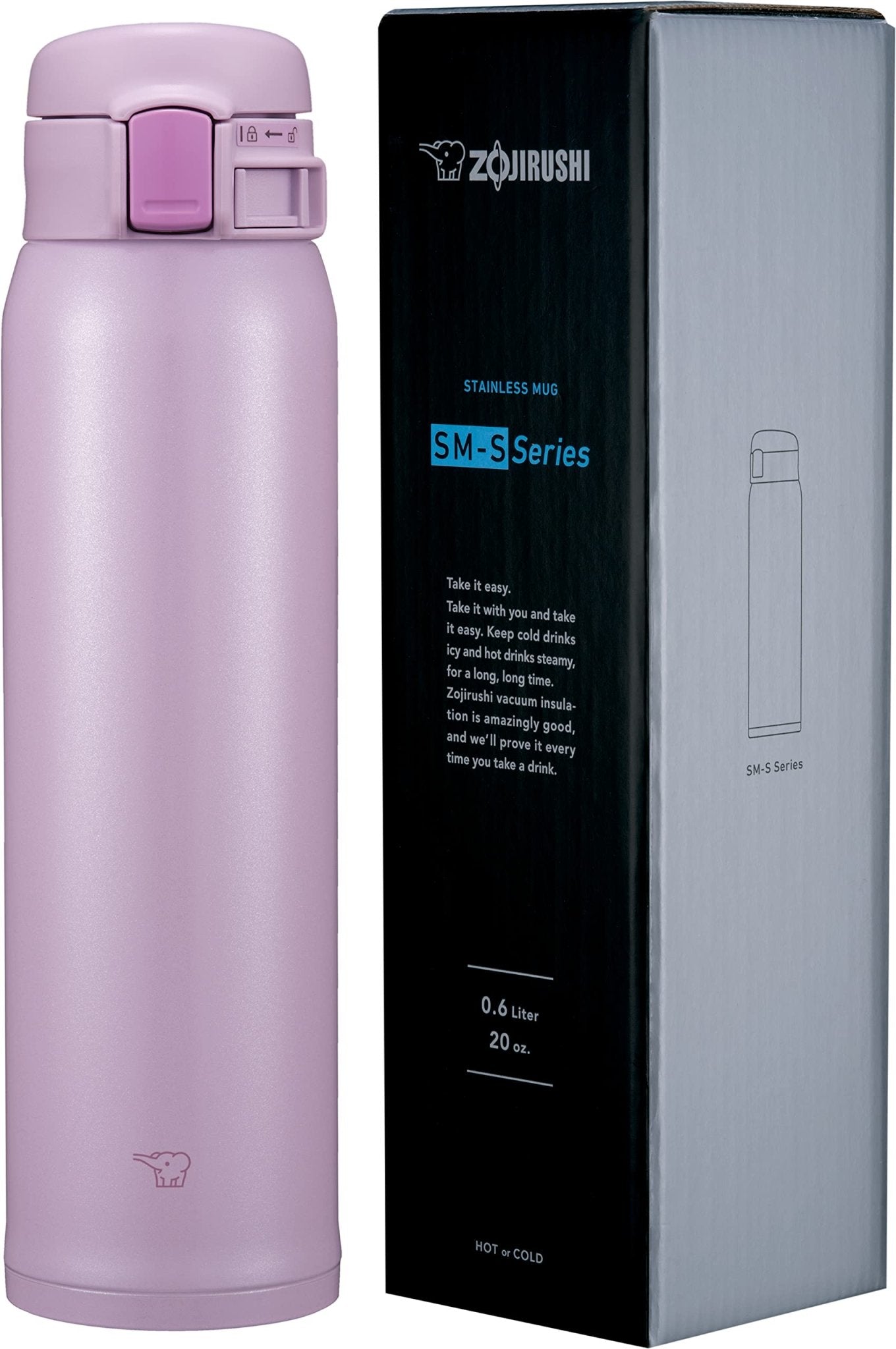 Zojirushi 20 - Ounce Stainless Steel Mug in Purple Sm - Sr60Evp Model