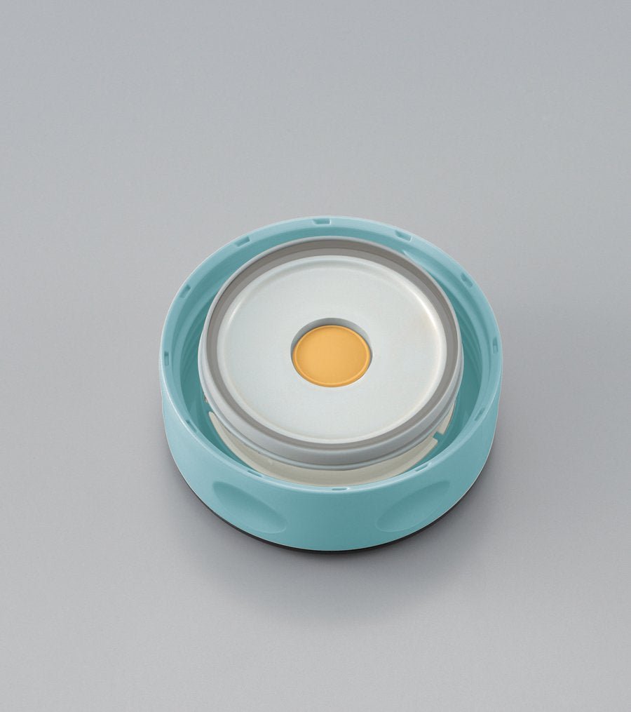 Zojirushi 25 Oz Stainless Steel Food Jar in Aqua Blue 0.75 Liter Capacity