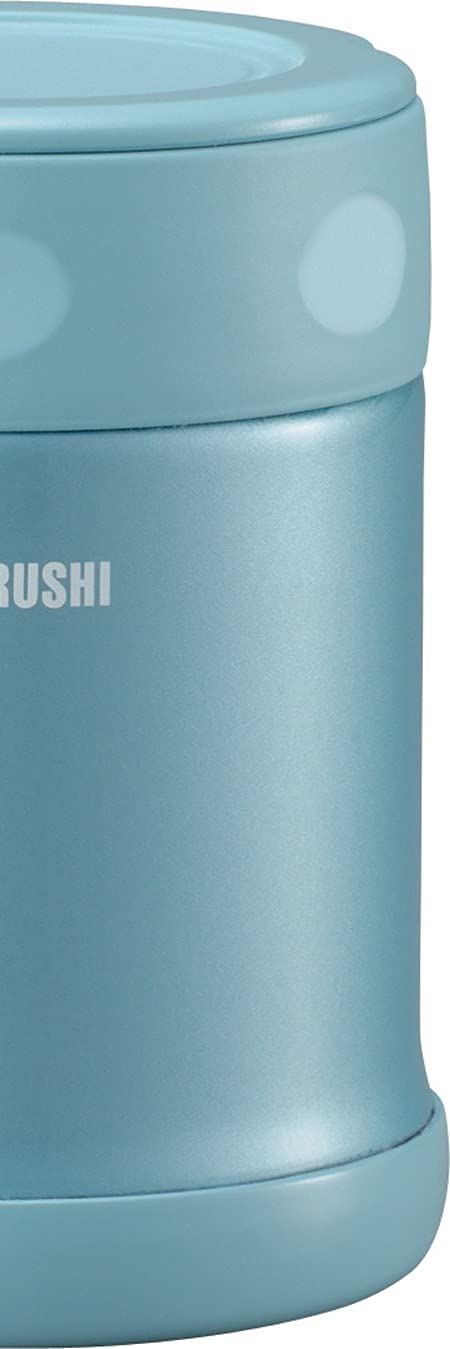 Zojirushi 350Ml Japan Aqua Blue Stainless Steel Food Jar Sw - Eae35 - Ab