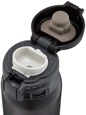 Zojirushi 360ml Lightweight Stainless Steel Water Bottle Matte Black Cold/Hot Insulated