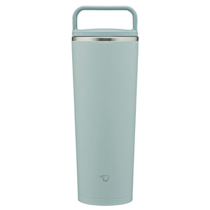 Zojirushi 400ml Ash Green Carry Tumbler Water Bottle with Handle Dishwasher Safe Cap