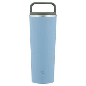 Zojirushi 400ml Portable Water Bottle with Seamless Lid in Fog Blue Easy to Clean