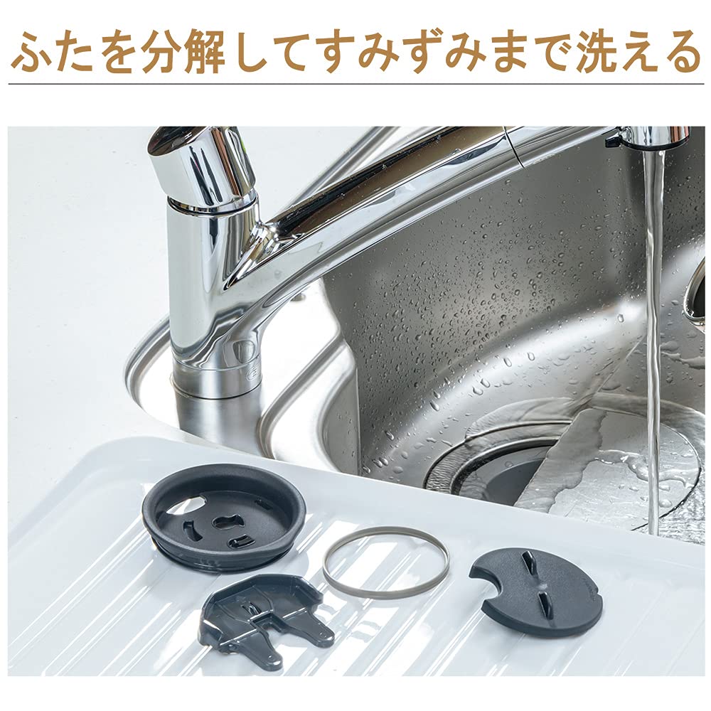 Zojirushi 450ml Stainless Steel Tumbler SX - FA45 - WM Rotating Lid Keeps Drinks Hot/Cold Pale White