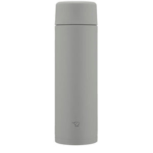 Zojirushi 480ml Stainless Steel Water Bottle with Integrated Cap - Medium Gray SM - ZB48 - HM