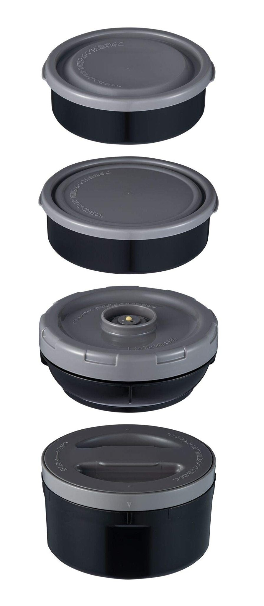 Zojirushi 48Oz Mr. Bento Stainless Steel Lunch Jar in Carbon Black