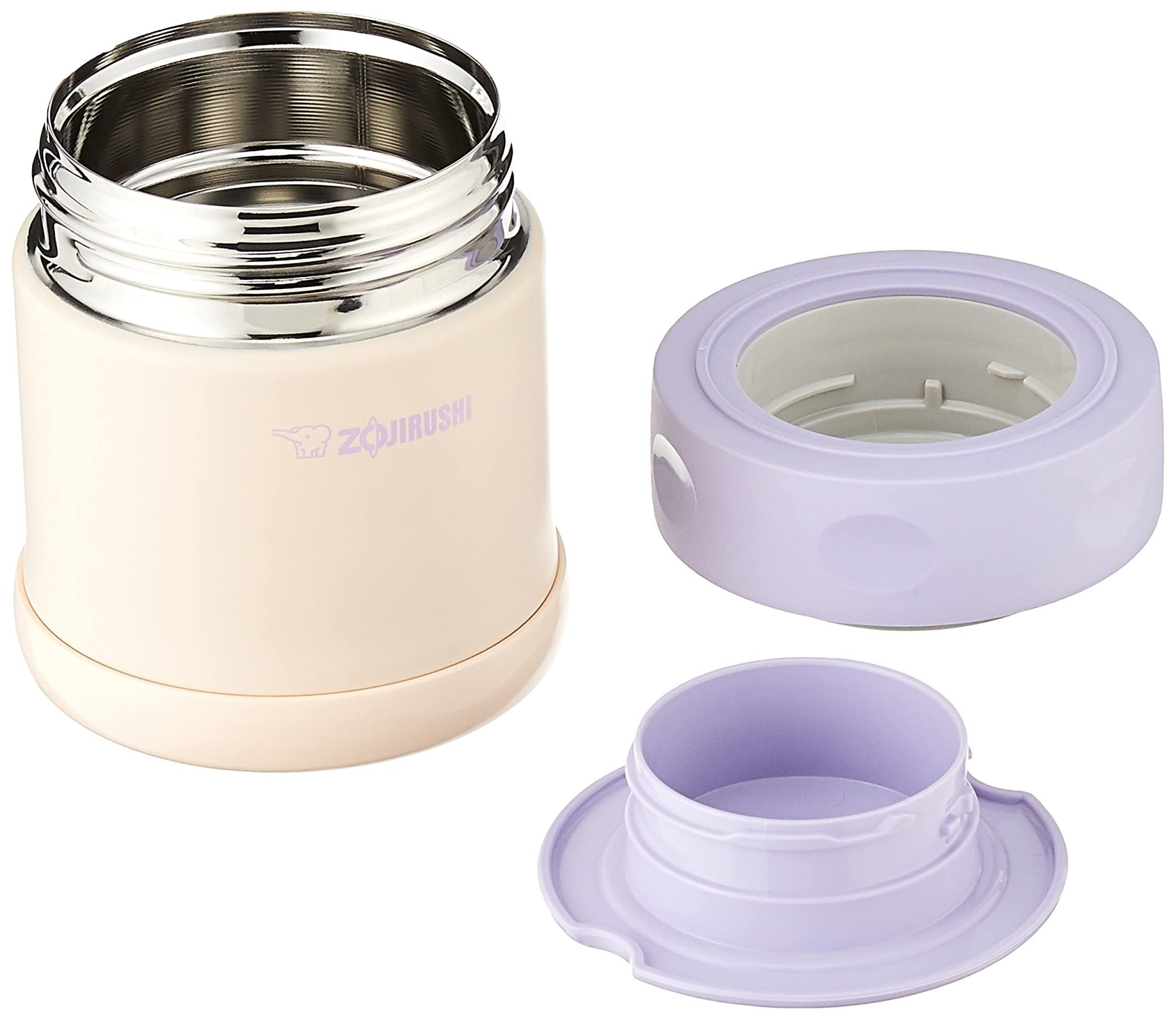 Zojirushi 9 Oz Stainless Steel Food Jar Pale Orange - Japan