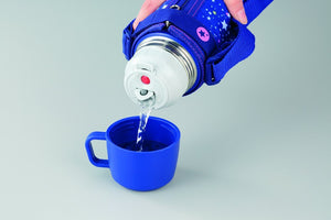 Zojirushi Camouflage Black Stainless Steel Water Bottle 820ml with 2Way Cup & Direct Drinking Pouch