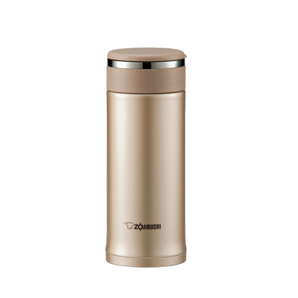 Zojirushi Cinnamon Gold Stainless Steel Water Bottle 360Ml - Direct Drinking Mug SM - JD36 - NL