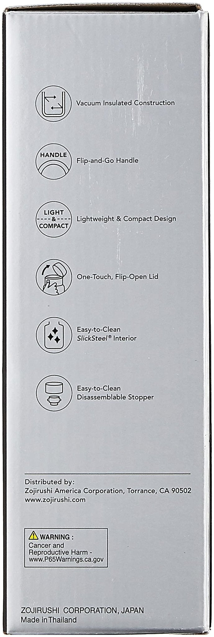 Zojirushi Flip and Go 16oz Stainless Steel Mug in Hibiscus Red