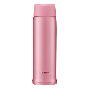 Zojirushi Light Stainless Steel Water Bottle Hot/Cold Insulation 480ml Pink