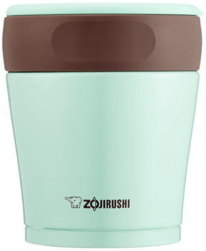 Zojirushi Mahobin (Zojirushi) Stainless Steel Vacuum Insulation Hood Jar Lunch Box Heat Insulation Cold Insulation Wide Mouth 260Ml Blue Sw - Gd26 - Ap