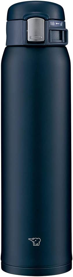 Zojirushi Mahobin (Zojirushi) Water Bottle Stainless Mug Bottle Direct Drinking Lightweight Cold Insulation One Touch Open Type Lightweight 600Ml Black SM - SF60 - AD