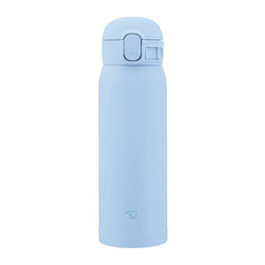 Zojirushi SM - WS48 - AM Stainless Steel Water Bottle One - Touch 480ml Airy Blue