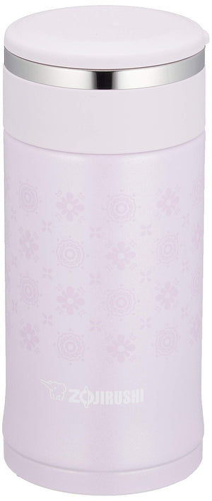 Zojirushi Stainless Steel 200ml Water Bottle in Pearl Lavender - Direct Drinking Mug Sm - Ed20 - Vp