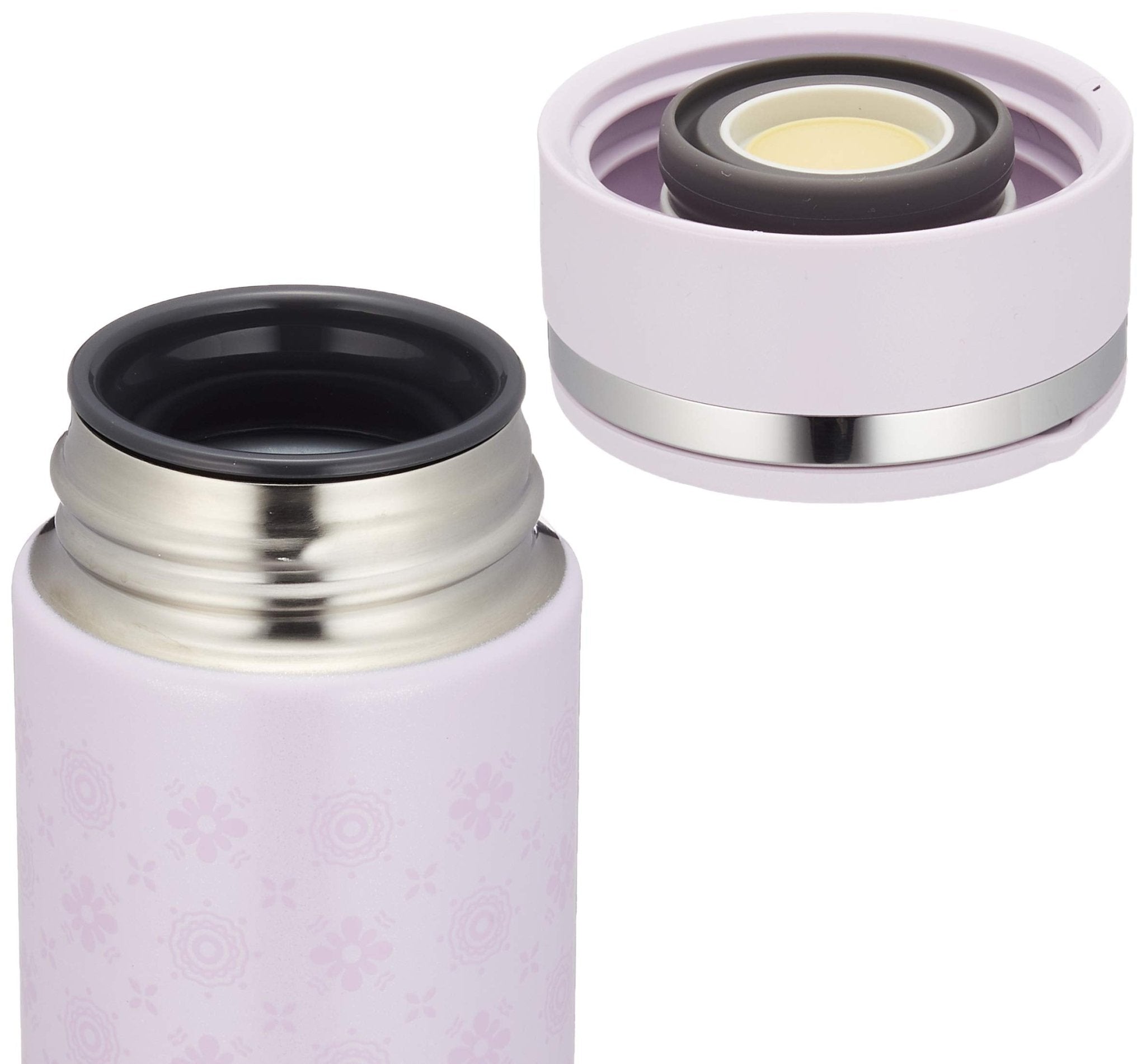 Zojirushi Stainless Steel 200ml Water Bottle in Pearl Lavender - Direct Drinking Mug Sm - Ed20 - Vp