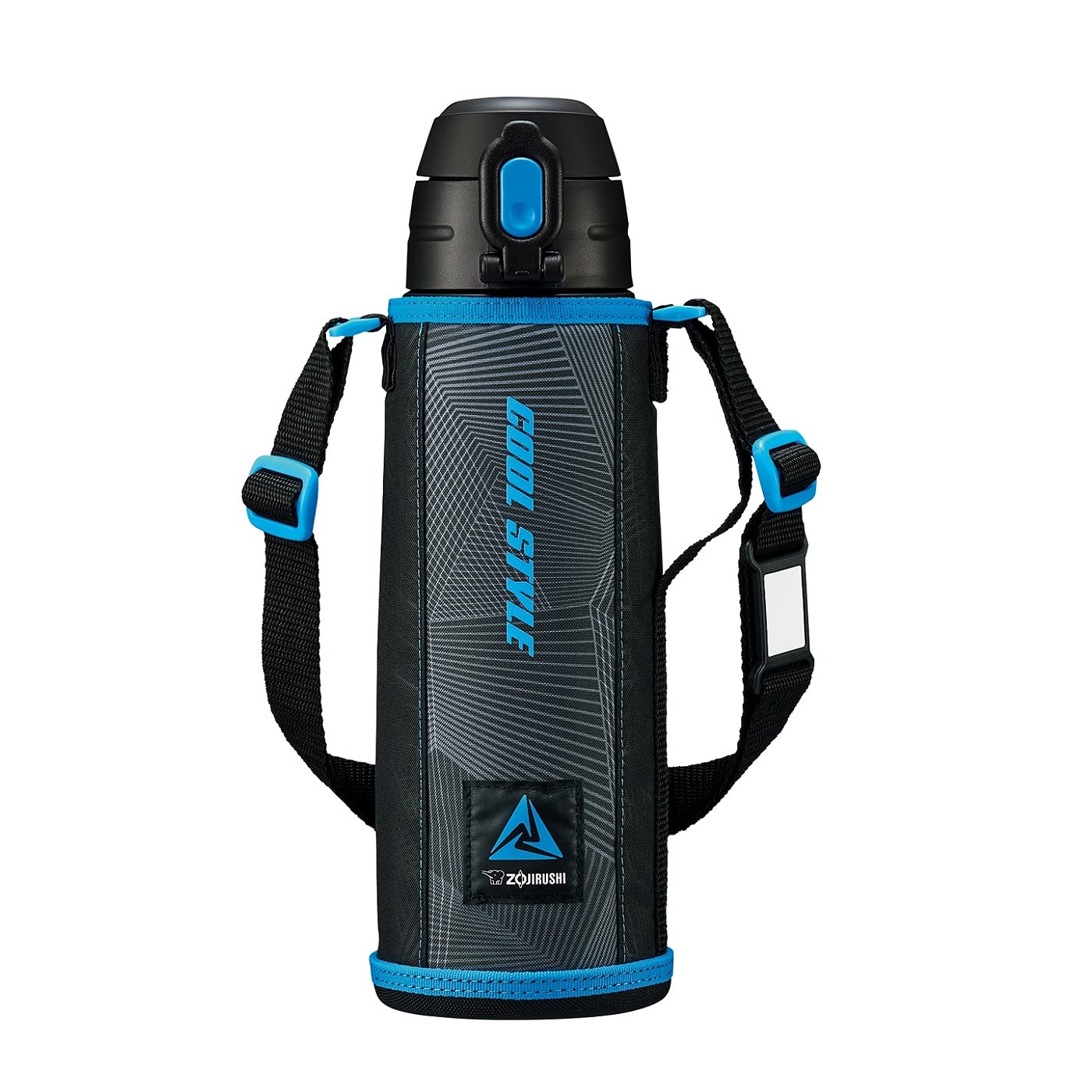 Zojirushi Stainless Steel 820ml 2 - Way Water Bottle for Field Trip and School in Black Blue