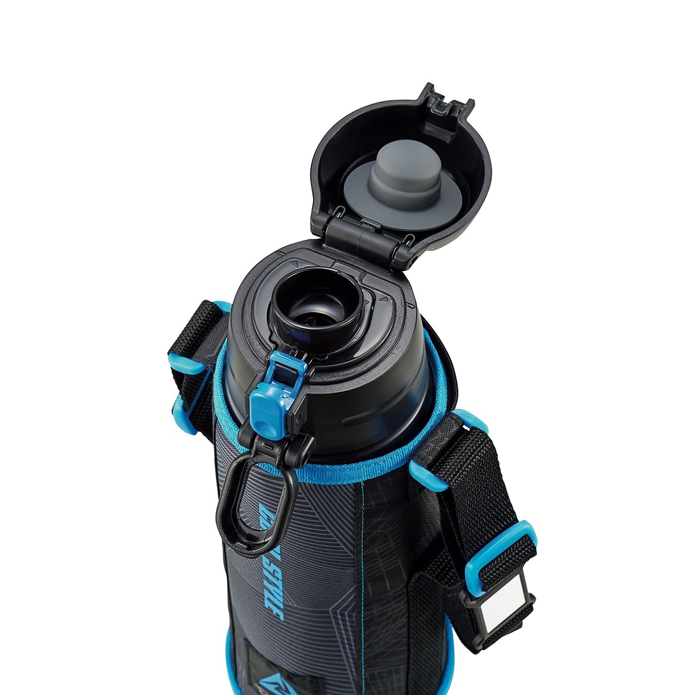 Zojirushi Stainless Steel 820ml 2 - Way Water Bottle for Field Trip and School in Black Blue