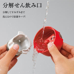 Zojirushi Stainless Steel Water Bottle Mug Vivid Orange 360ml Quick Open and Easy Lock