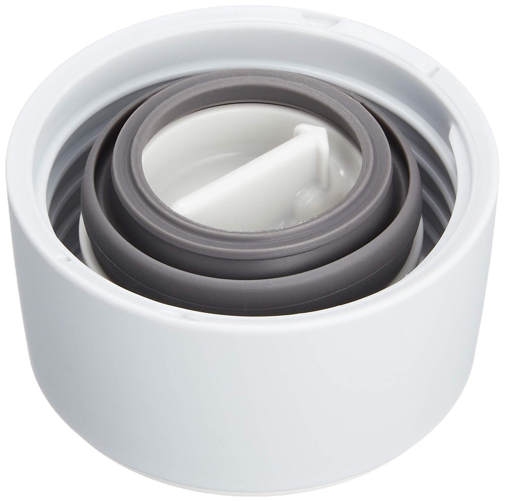 Zojirushi White Mug Bottle Stopper Set Size 6x6x3.5cm - SM - S10N - WA Model